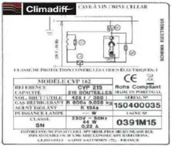 CLIMADIFF Cvp185 - TECHNISCHE DATEN - 1