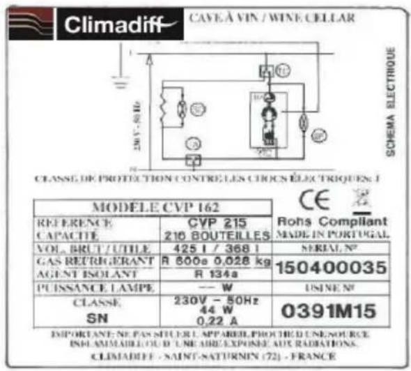 CLIMADIFF Cvp185 - CARACTERÍSTICAS TÉCNICAS - 1