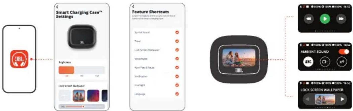 JBL Live Buds 3 - SMART CHARGING CASE™ SETTINGS - 2