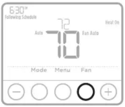 HONEYWELL T4 Pro TH4110U2005 - Fan operation settings - 1