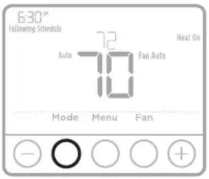 HONEYWELL T4 Pro TH4110U2005 - System operation settings - 1