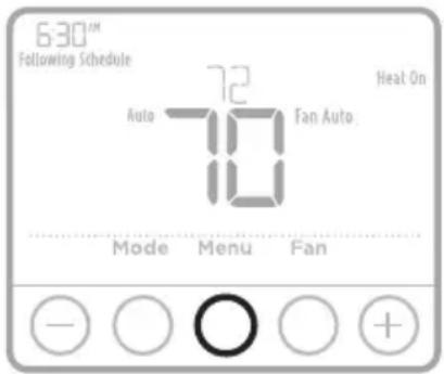 HONEYWELL T4 Pro TH4110U2005 - To adjust program schedules - 1