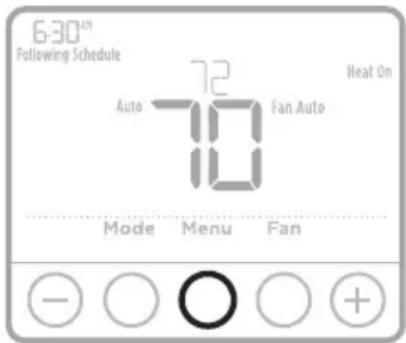 HONEYWELL T4 Pro TH4110U2005 - Para ajustar los cronogramas del programa - 1
