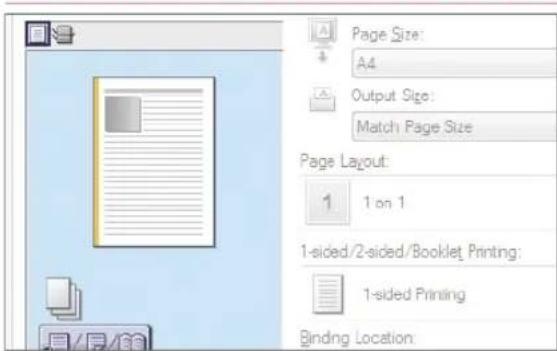CANON imageRUNNER ADVANCE C7580i III - Change Print Settings with Just One Easy Click! - 1