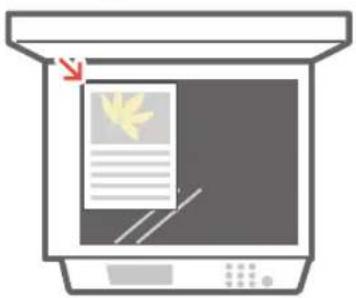 CANON imageRUNNER ADVANCE C7580i III - Legend der Originaldokumente auf das Vorlagenglas - 1