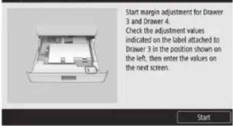 CANON WG7550Z - De marges van de cassette- invoereenheid (optioneel) aanpassen - 2