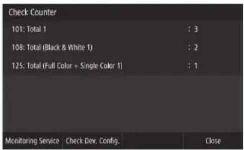 CANON WG7550Z - - Communication test with the monitoring server - 2