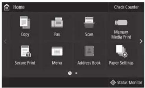 CANON WG7550Z - - Communication test with the monitoring server - 1