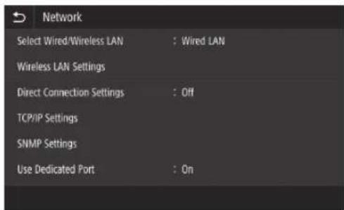 CANON WG7550Z - Schritt 2 Verbindung zu einem Wired LAN/Wireless LAN herstellen Verbinden über Wired LAN - 2