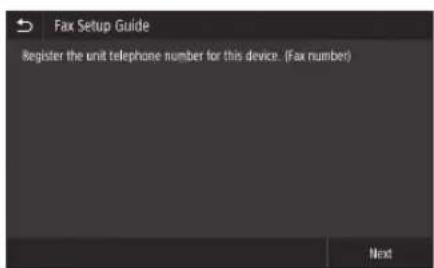 CANON WG7550Z - Configurazione delle Impostazioni del fax (WG7550Z/WG7550F) - 2