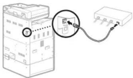 CANON WG7550Z - Stap 2 Verbinding maken met een bedraad/draadloos LAN Verbinden met een bedraad LAN - 4