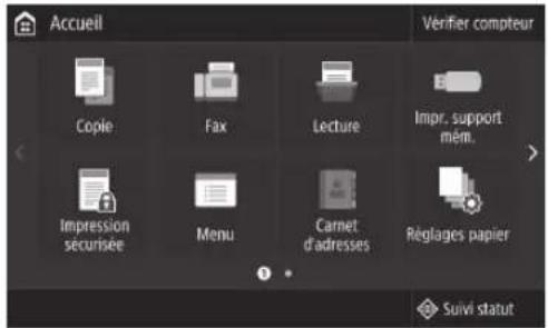 CANON WG7550Z - Connexion par réseau câblé - 1