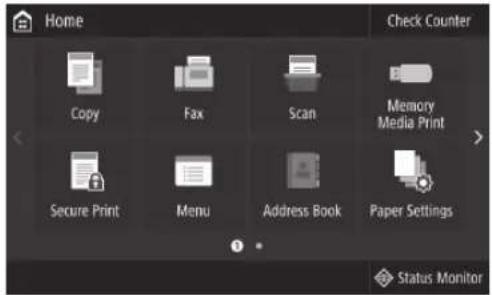 CANON WG7550Z - Conexão através de LAN sem fio - 1