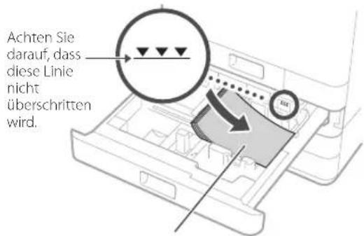 CANON WG7550Z - Einlegen von Papier in die Papierkassette - 3
