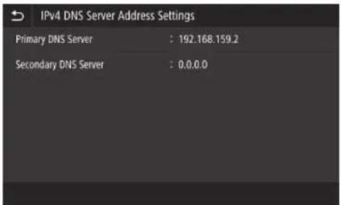 CANON WG7550Z - DNS instellen - 3