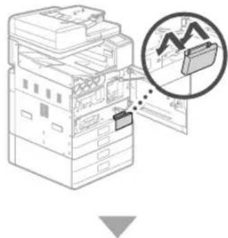 CANON WG7550Z - Fixez le capot de la poignée. - 1