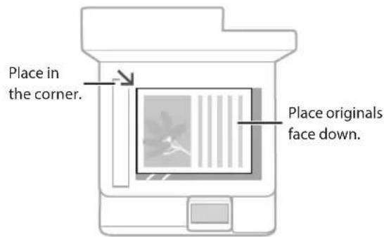 CANON WG7550Z - Placing Originals - 1