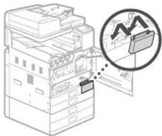 CANON WG7550Z - Installare il coprimaniglia. - 1