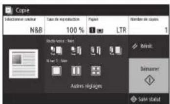CANON WG7550Z - Paramètres de copie utiles - 2