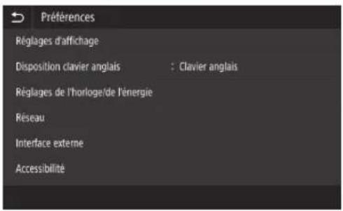 CANON WG7550Z - Définition d'une adresse IPv4 - 2