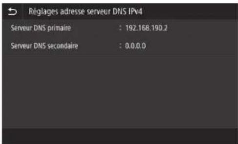 CANON WG7550Z - Réglage du DNS - 3