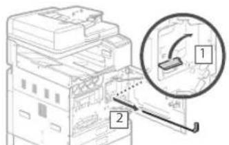 CANON WG7550Z - Rimozione del materiale di imballaggio dall'interno della macchina - 4