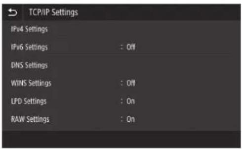 CANON WG7550Z - Impostazione del DNS - 1