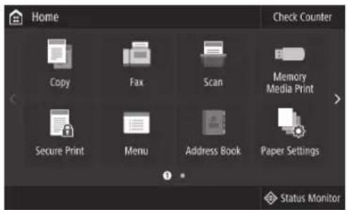 CANON WG7550Z - Setting an IPv4 address - 1