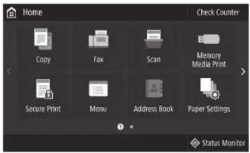 CANON WG7550Z - Schritt 3 Feste IP-Adresse einstellen Einstellen einer IPv4-Adresse - 1