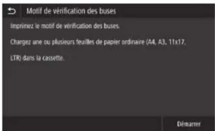CANON WG7550Z - Appuyez sur  et imprimez un motif. - 1