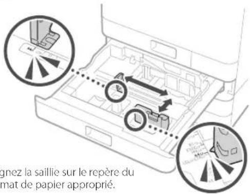 CANON WG7550Z - Chargement du papier dans la cassette - 2