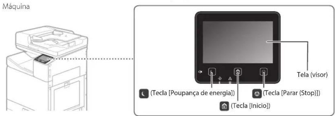 CANON WG7550Z - Início da operação a partir do painel de operação - 1