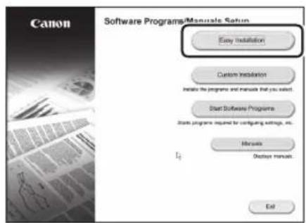 CANON WG7550Z - Installing the Software - 2