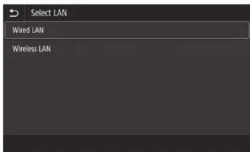 CANON WG7550Z - Schritt 2 Verbindung zu einem Wired LAN/Wireless LAN herstellen Verbinden über Wired LAN - 3