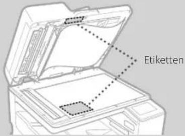 CANON WG7550Z - De scanvlakken voor aangevoerde documenten reinigen - 1