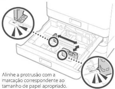 CANON WG7550Z - Carregando papel na gaveta para papel - 2