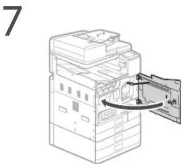 CANON WG7550Z - Fixez le capot de la poignée. - 3