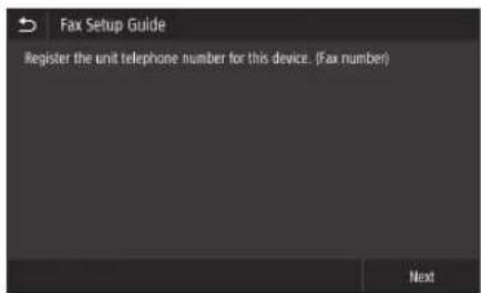 CANON WG7550Z - Configuring Fax Settings (WG7550Z/WG7550F) - 2