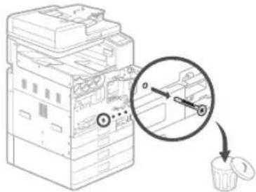 CANON WG7550Z - Entfernen des Packmaterials aus dem Inneren des Geräts - 3