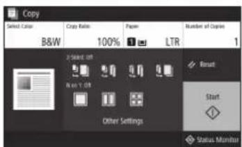 CANON WG7550Z - Useful copy settings - 2