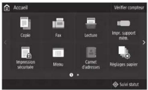 CANON WG7550Z - Etape 2 Connexion à un réseau filaire/sans fil Connexion par réseau filaire - 1