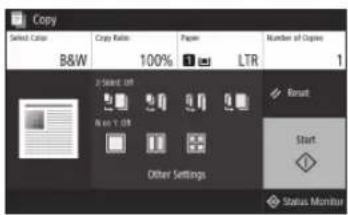 CANON WG7550Z - Configurações úteis de cópia - 2
