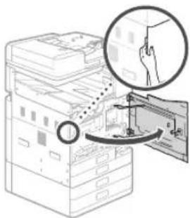 CANON WG7550Z - Entfernen des Packmaterials aus dem Inneren des Geräts - 2