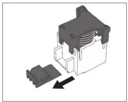 CANON imageRUNNER ADVANCE C3320i - Prepare el nuevo cartucho de grapas. - 2