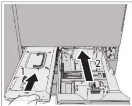 CANON imageRUNNER ADVANCE C3320i - Inserire il nuovo serbatoio del toner di scarto nell'unità principale. - 1