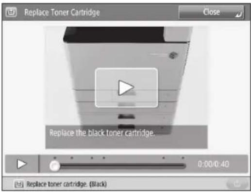 CANON imageRUNNER ADVANCE C3320i - Replacing the Toner Cartridge - 2