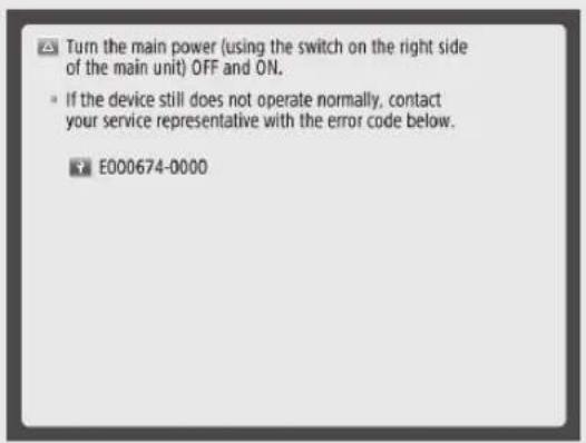 CANON imageRUNNER ADVANCE C3320i - When You Need to Contact Your Local Authorized Canon Dealer - 1