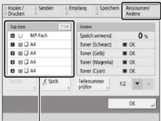 CANON imageRUNNER ADVANCE C3320i - HINWEIS - 1