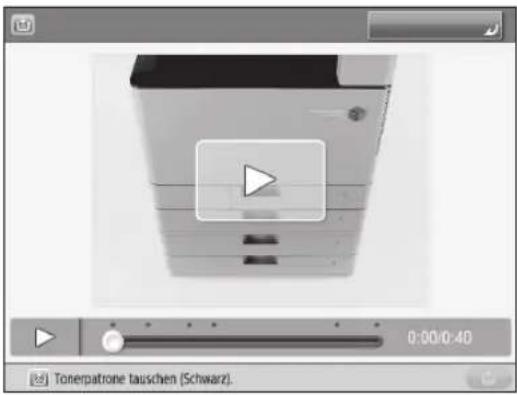 CANON imageRUNNER ADVANCE C3320i - Ersetzen der Tonerpatrone - 2