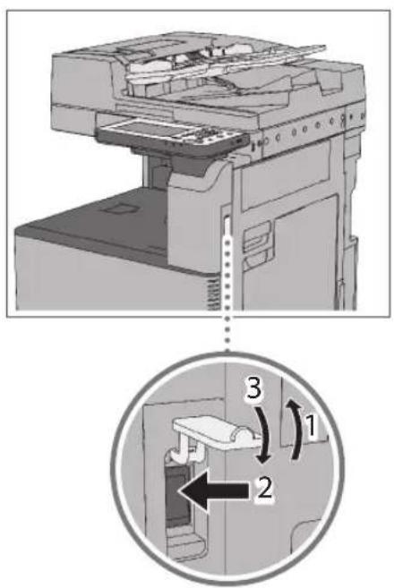 CANON imageRUNNER ADVANCE C3320i - Portare l'interruttore sulla posizione "I" per accendere la macchina. - 1